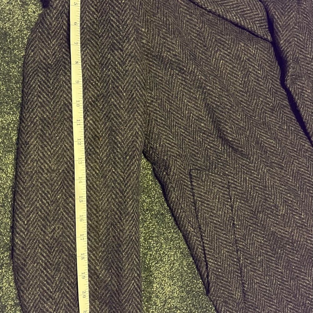 Men’s Wool Gray Trench Coat - Picture 6 of 9